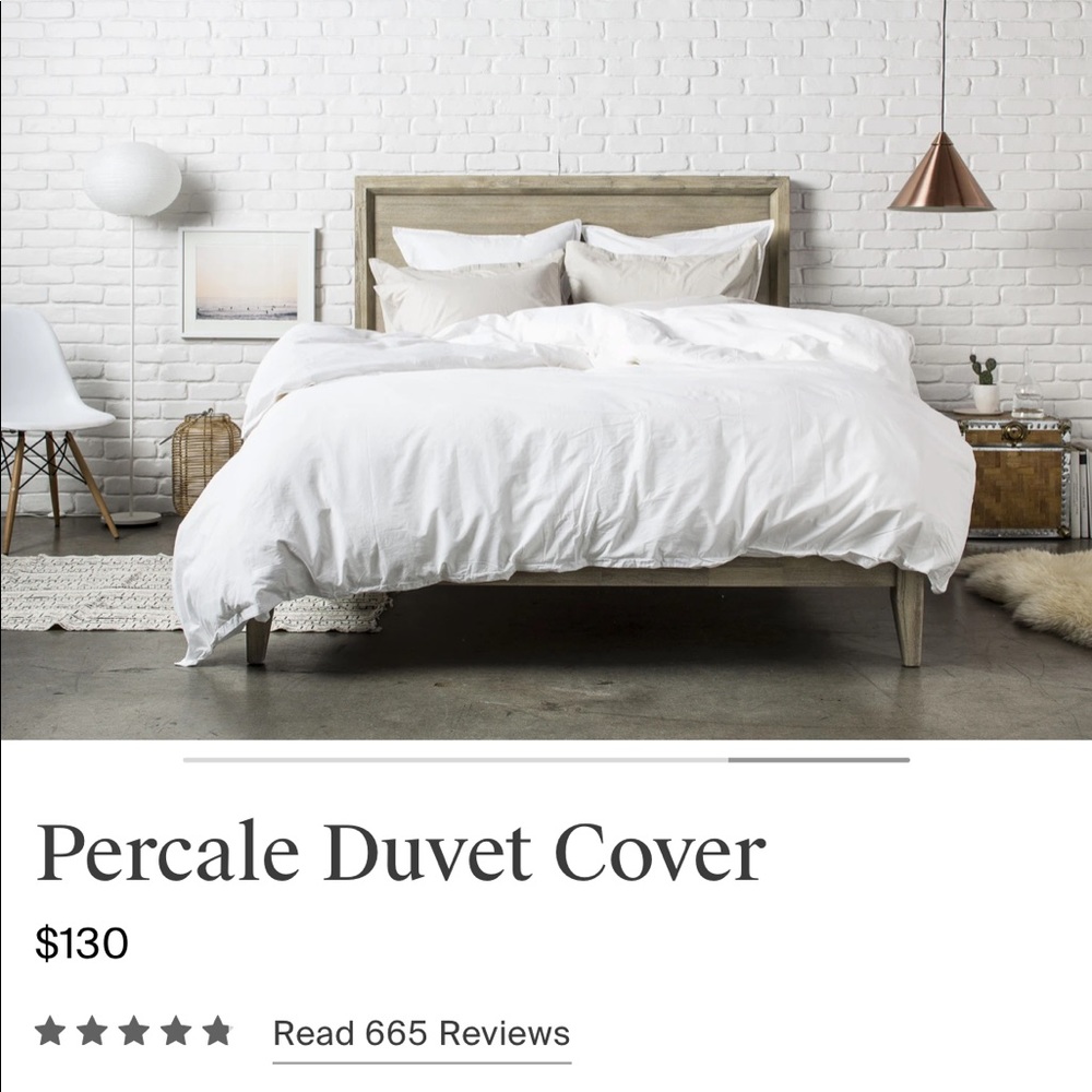 Parachute Home Percale Duvet Twin